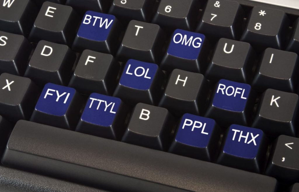online dating slang